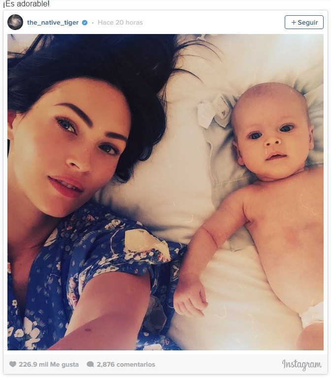 Conoce al tercer hermoso hijo de Megan Fox Fsdss