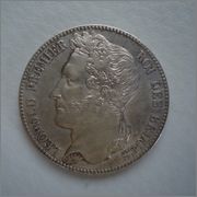 5 Francos 1847 Leopoldo I Bélgica Image