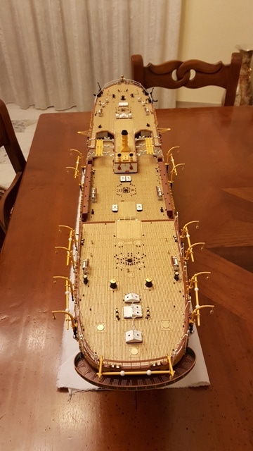 amerigo  https - modellistinavali forumattivo com - Amerigo Vespucci scala 1:100 Hachette - Pennabianca- - Pagina 15 20161017_232644