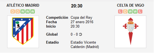 Atlético de Madrid - R.C. Celta de Vigo. Copa del rey 1/4, Vuelta.(HILO OFICIAL) Image