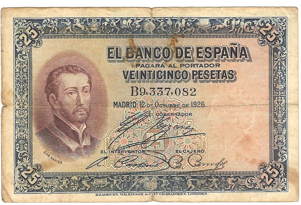 25 pesetas de 1926  Image