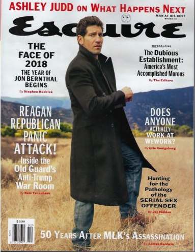 The February 2018 Magazine Thread Esquire