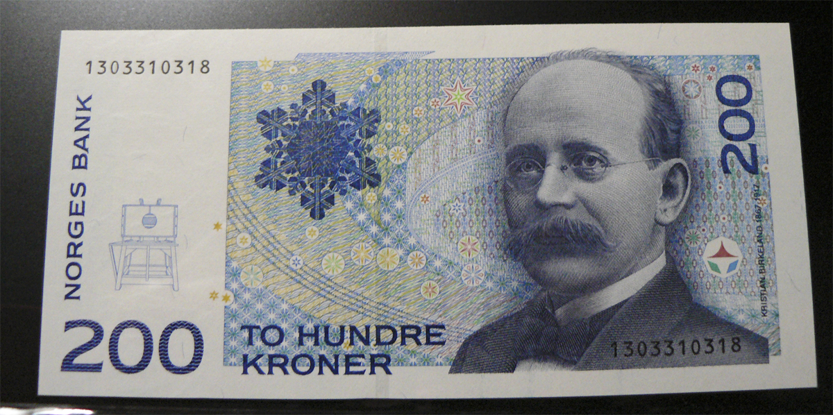 200 Coronas Noruega, 1994. Nor48a