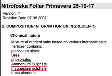 nitrofoska foliar primavera Nitrofoska