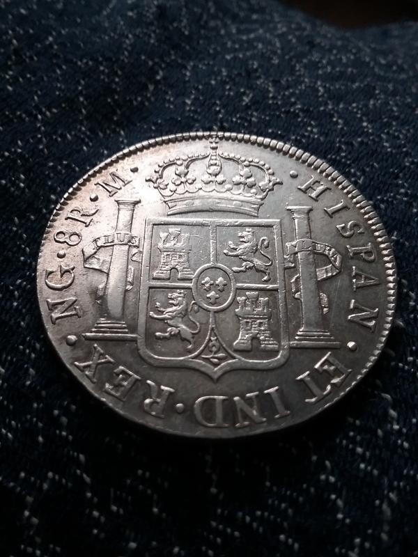 8 reales 1821 Fernando VII. Guatemala. NG 20180101_144351