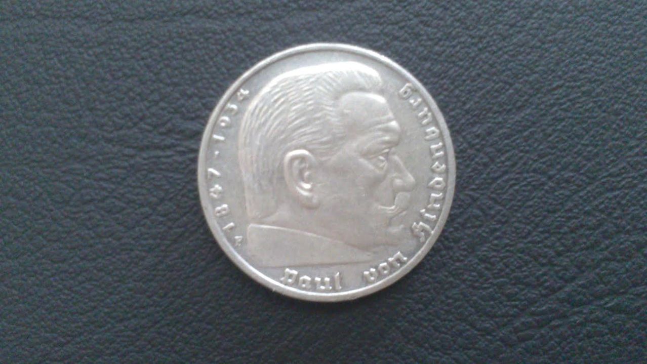 5 REICHSMARK HINDENBURG III REICH Image