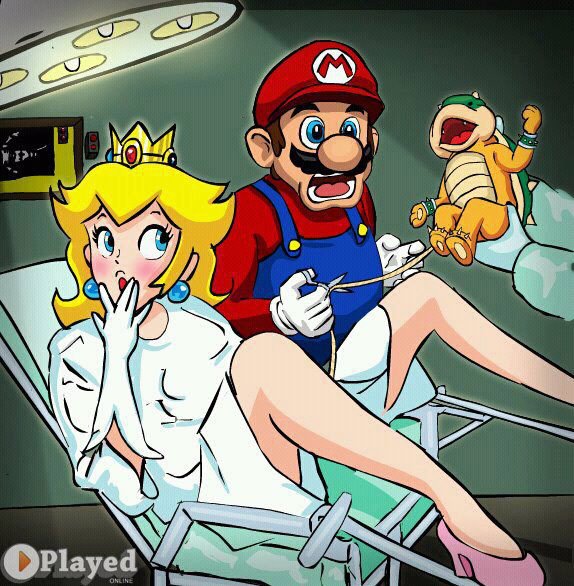 Prinzessin Peach geht Mario fremd und bekommt e... Rllkeebd