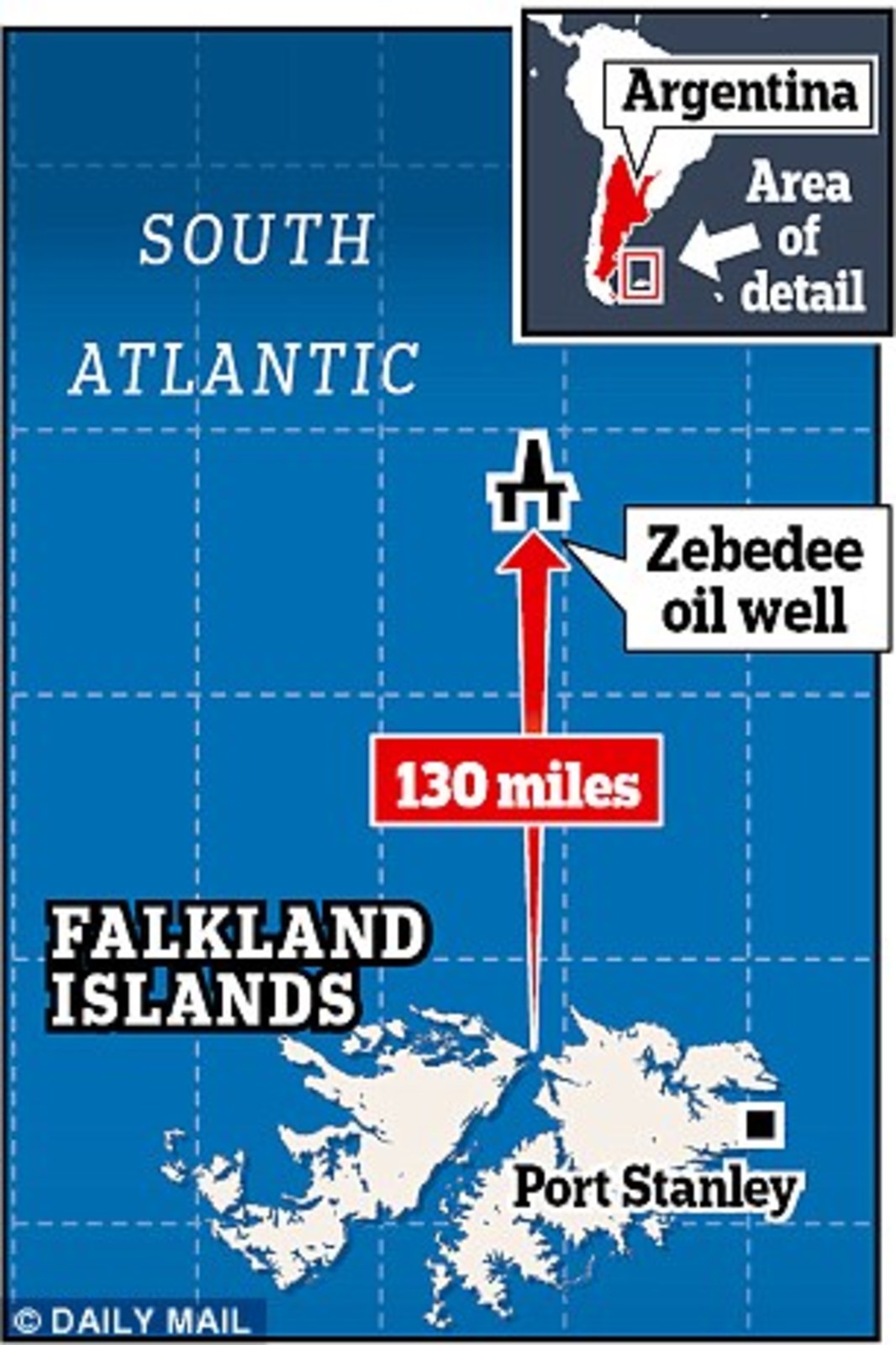 Descubren Petroleo y gas al Norte de las Malvinas- Reino Unido anticipa tensiones con Argentina 273_CF51800000578_3022932_A_map_shows_the_oil_has