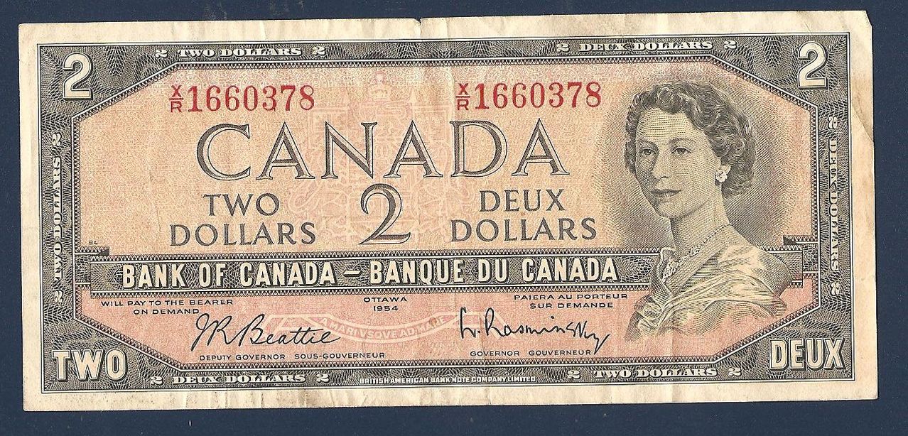 2 Dolares Canada, 1954 Imagen_50