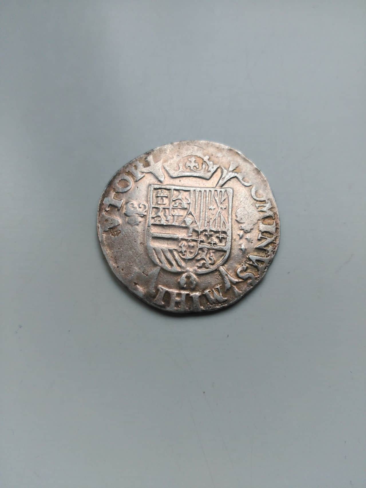 1/5 escudo 1566. Felipe II. Brujas Image