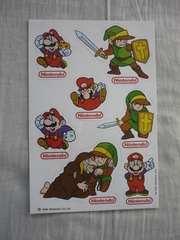 [ESTIM] DEPLIANTS NOTICES GAME & WATCH STICKERS NINTENDO COLECO BANDAI P1030115