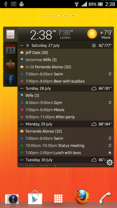 All-in-One Agenda widget Premium v1.4.20 Image