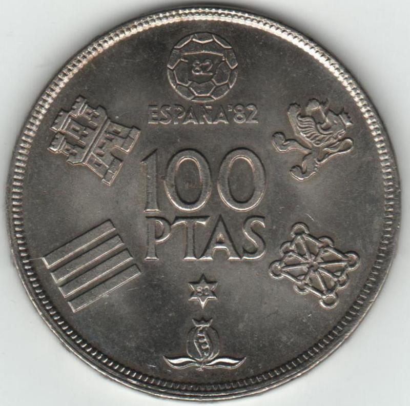 100 pesetas 1982 *80. Juan Carlos I - (LOS 20 DUROS DE NARANJITO) REVERSO_ESPA_A_82