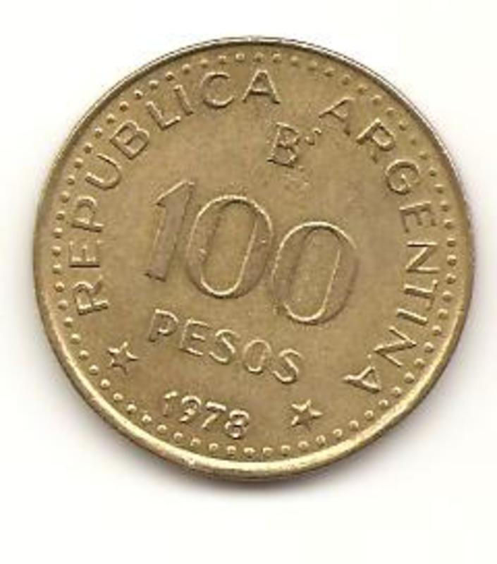 100 pesos de 1978 de Argentina Image