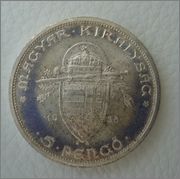 5 Pengo. Hungria. 1938. Budapest  Image