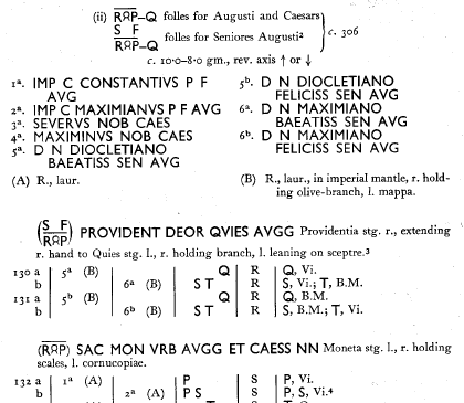 Nummus de Maximiano Hércules. SAC MON VRB AVGG ET CAESS N N .Roma Image