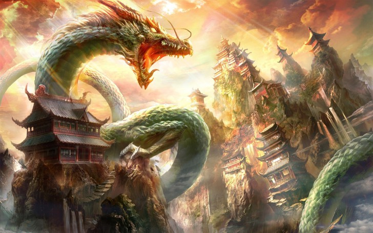 Aeromundo: ¡Jappón bajo asedio! Japanese_Dragon_Fantasy_Wallpaper_728x455