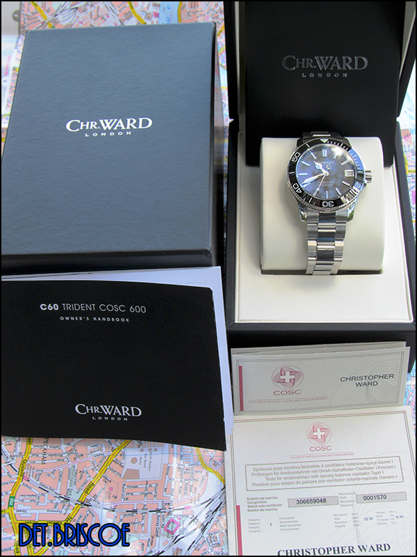 BRACELET - Christopher Ward C60 Trident COSC 600 - 5 Jours de réserve de marche Image