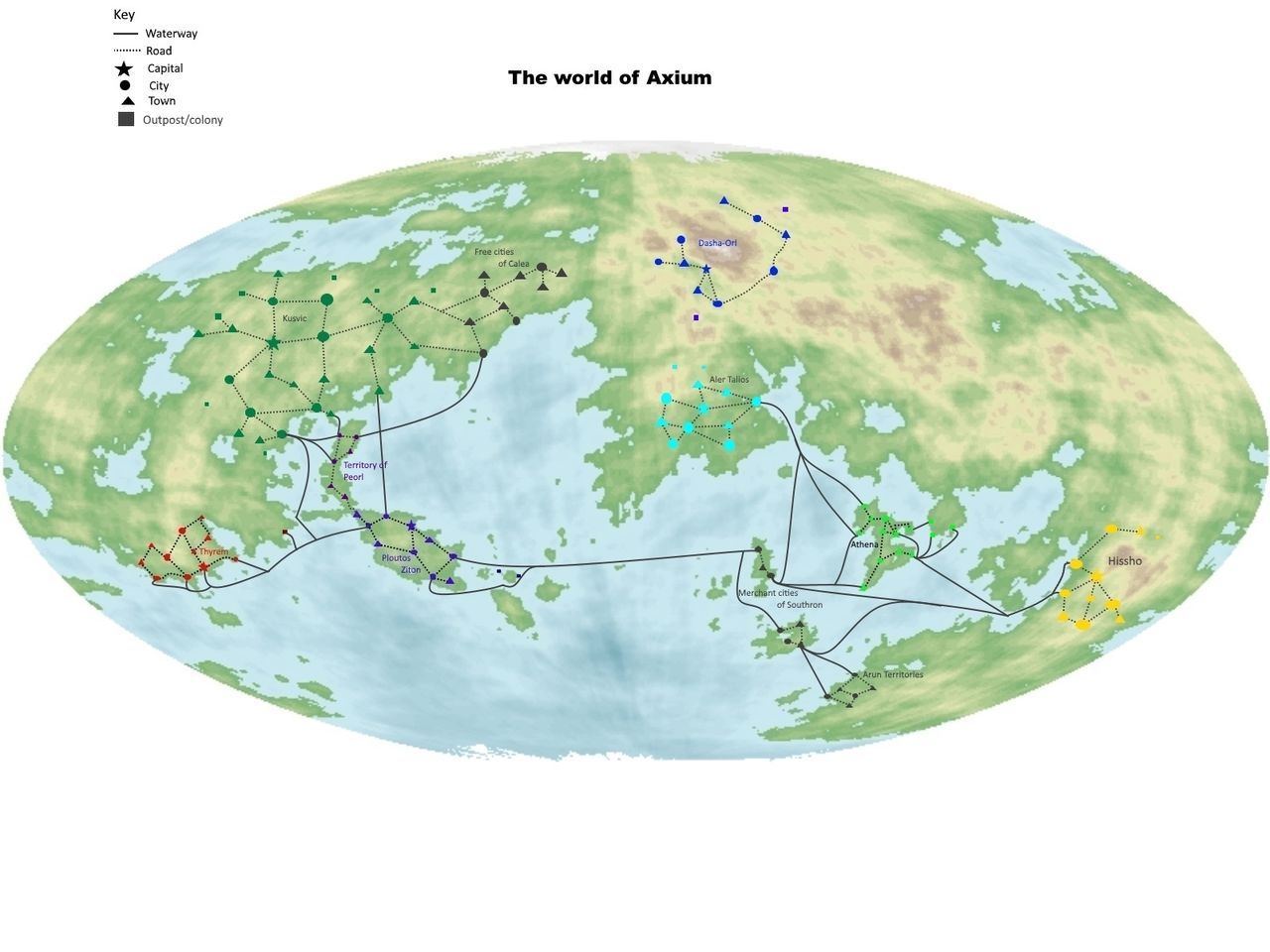 Nations of Axium Axium