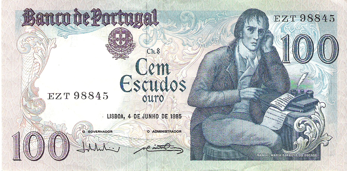 100 escudos  de Portugal año 1985 Image