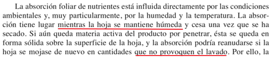 ¿Tratamientos fitosanitarios antes o después de llover? Lavado3