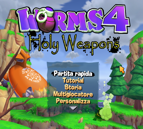 Holy Weapons Beta 0.8 Logo_Menu