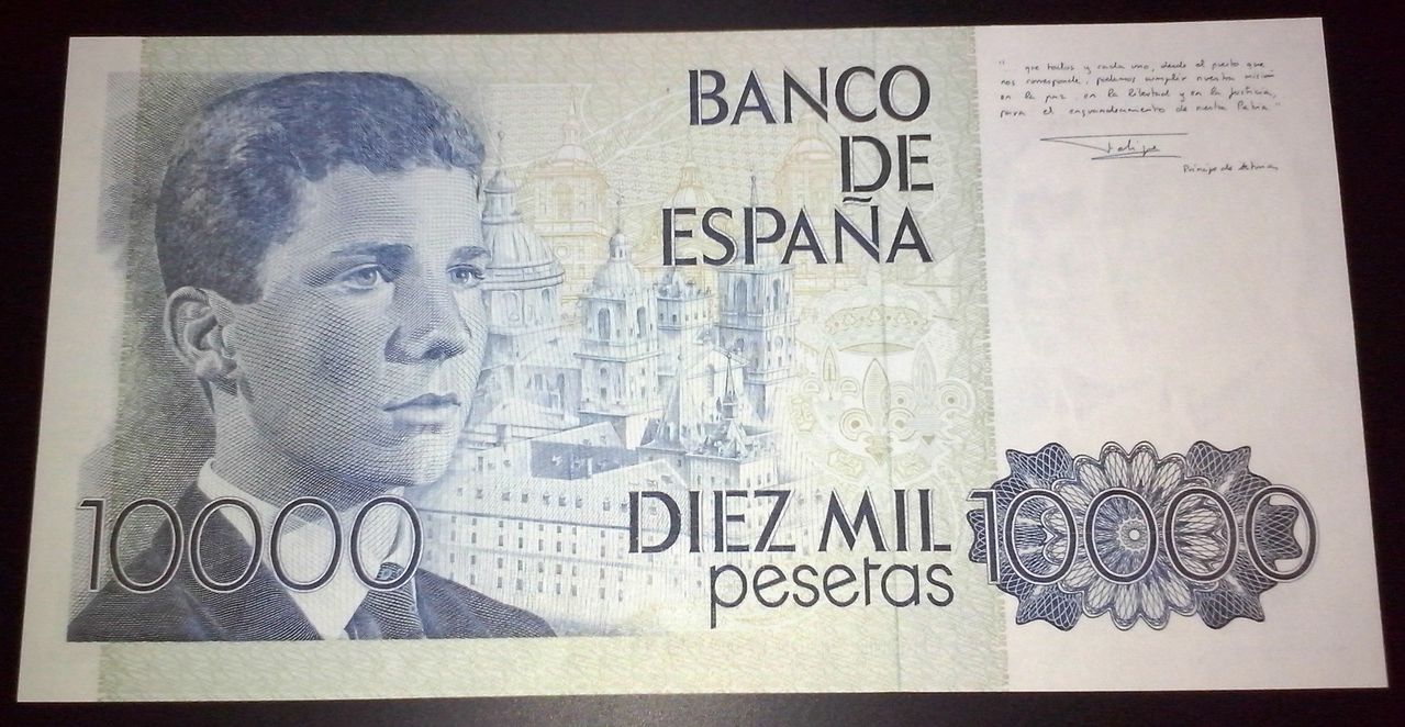 10.000 pesetas de 1985 (Sin serie).  CAM01936