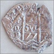 1 real 1677. Carlos II. Potosí. 20m