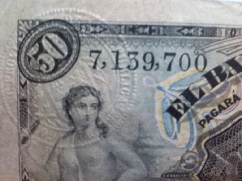 50 pesetas de 1907 100