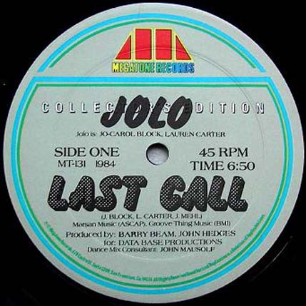 Jolo - Last Call (Single 12'' 1984) B3b4663f05bd