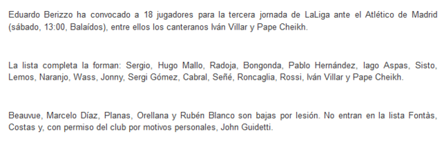 Celta de Vigo - Atlético de Madrid. Jornada 3.(HILO OFICIAL) 5883955a7f000dca7c6661e909f9a4b5