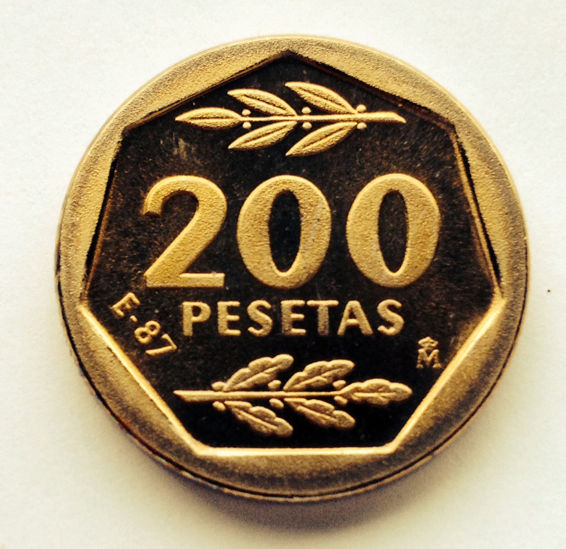 1987 - 200 pesetas 1987 E-87 Juan Carlos I Image