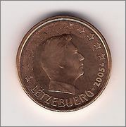 1 cent luxemburgo 2005 cuño empastado anv