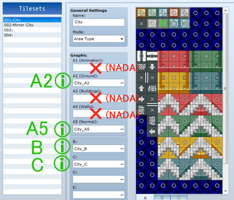 (VX/Ace) Pack de Tileset de Ciudad Moderna Importar_Tiles