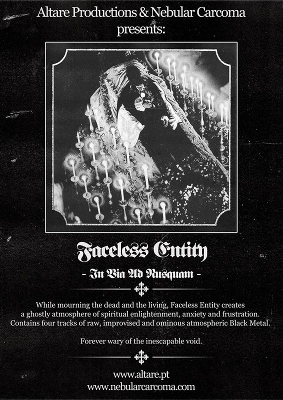 FACELESS ENTITY "In Via Ad Nusquam" LP & PRECARIA tape YA DISPONIBLES Fe_flyer