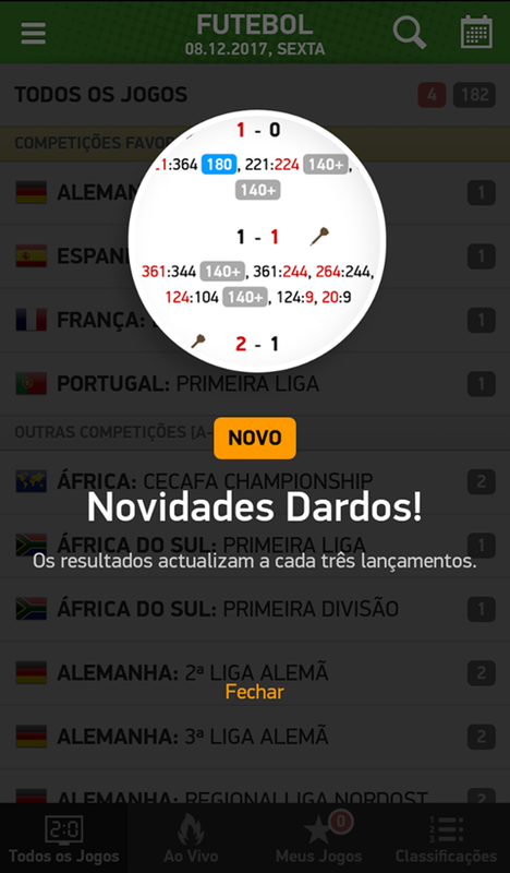 Nova aplicação para Android, grátis e em Português, dirigida aos amantes de desporto Dardos_Android