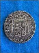 8 reales 1795. Carlos IV. Potosí Image