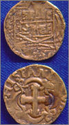 2 escudos de Felipe V, Nuevo Reino. An_nima_medieval