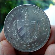 1 PESO "ESTRELLA" 1934 CUBA Image