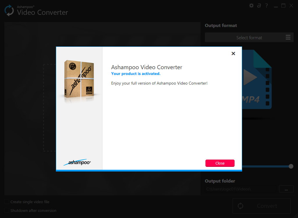 Ashampoo Video Converter 1.0.0.44 Multilingual 00207