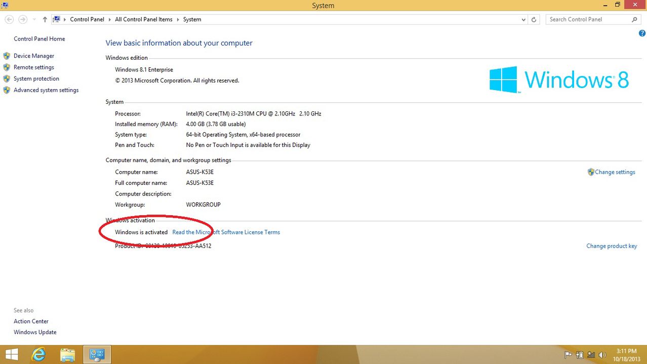 Active Windows 8.1 Final Image