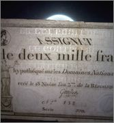 2000 francos, Fracia 1795 (de la primera emisión en francos 2) 2000e