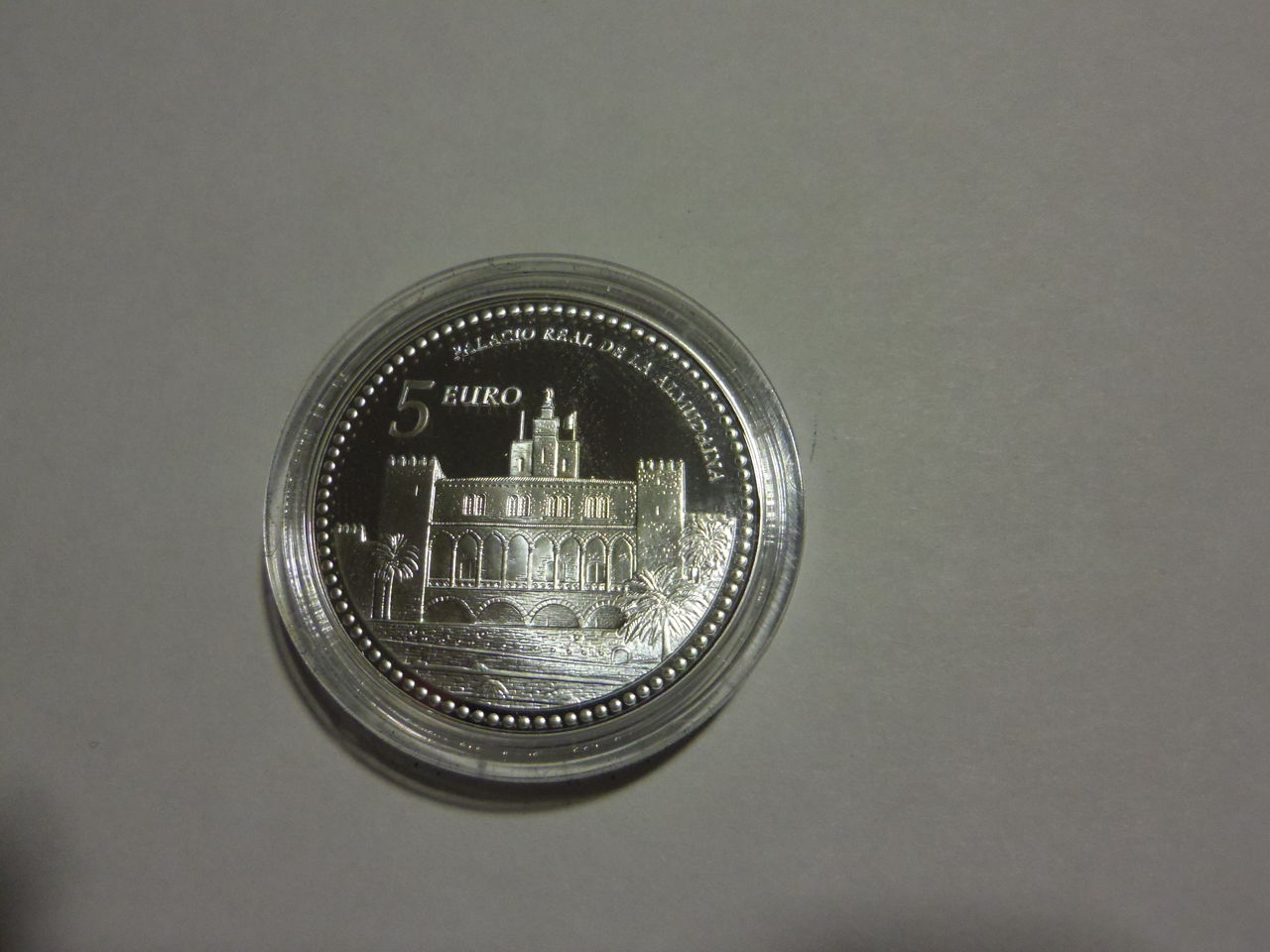 5 Euros 2013 España. Palacio de la Almudaina. (Moneda dedicada a mi antigua casa). Alm_REV