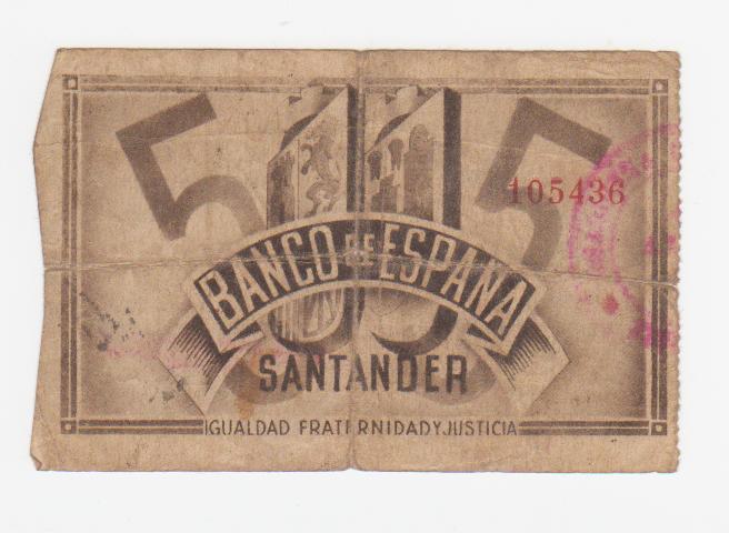 5 Pesetas 1936 (Banco de España-Santander) 5_pesetas_santander_1936_001