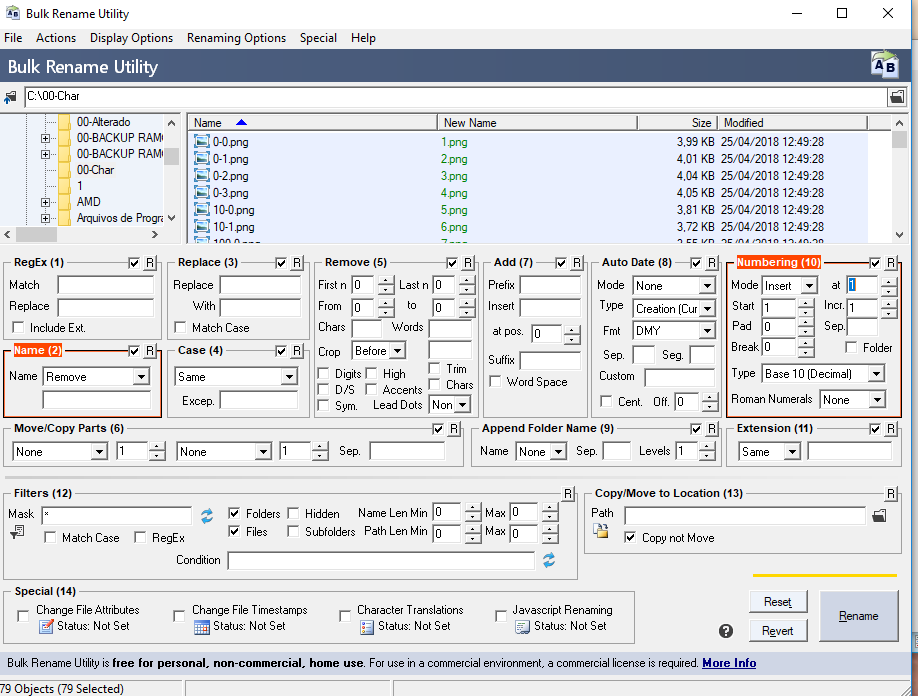 MUGEN CHAR HI-RES TUTORIAL using Fighter Factory Studio by AlesRos-RAMON GARCIA [This is the fastest way to convert chars to HI-RES] 10-_Open_the_program_Bulk_Rename_Utility_go_to_the_folder_00-_Ch