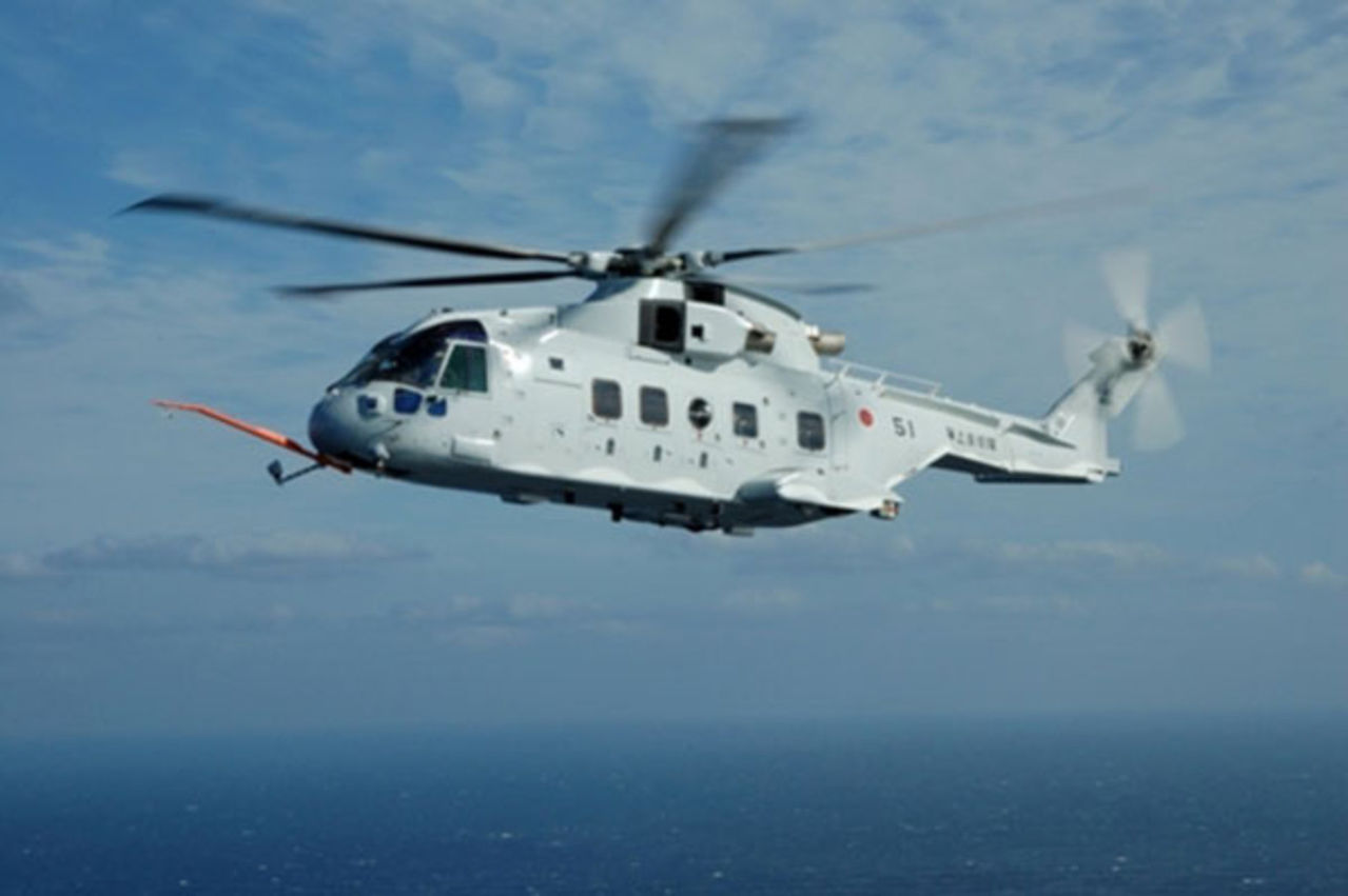 Primer Helo militar fabricado con Licencia de AugustaWestland en Kawasaki Heavy Industries -  MCH_101_JAPAN_NAVAL