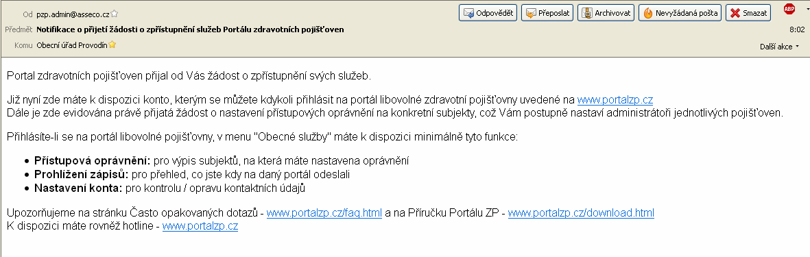 AlisPVS 5.X - jak na registraci organizací na portály pojišťoven Reg3