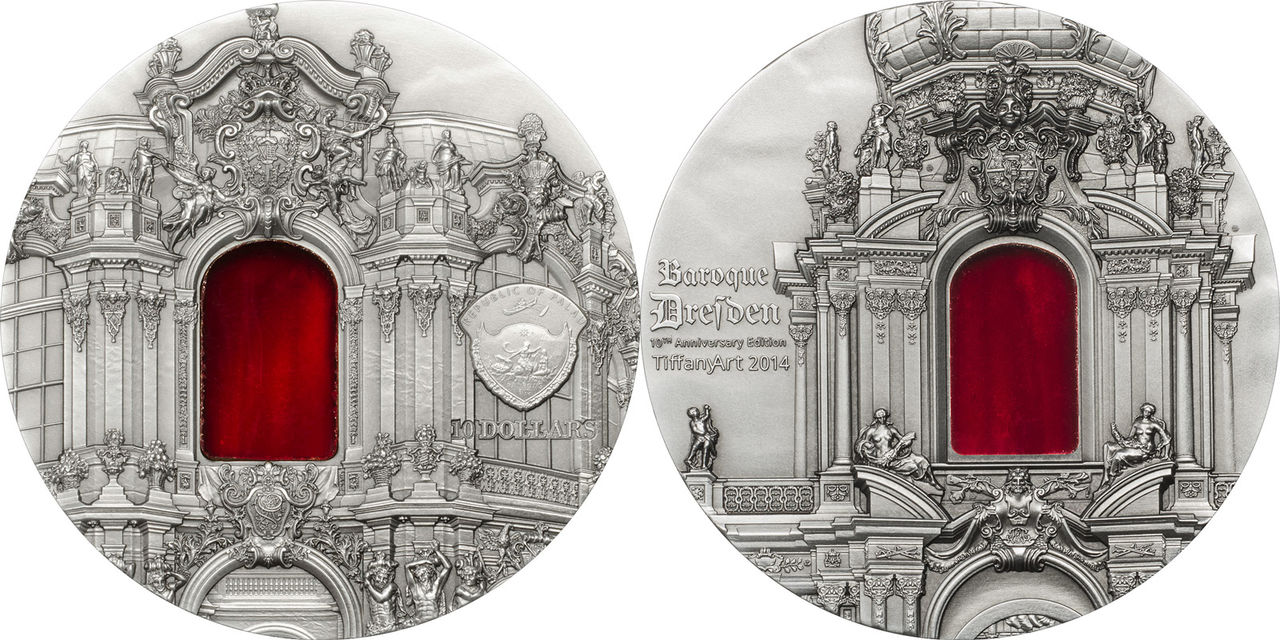 Monedas de la Serie Tiffany Art. Desde el 2004 hasta la actualidad. 2014_WMF_TIFFANY