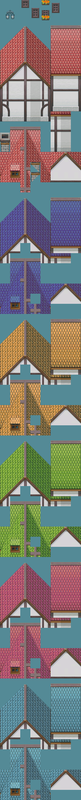 El Tileset "Pueblo pequeño" pero mejorado Posttown