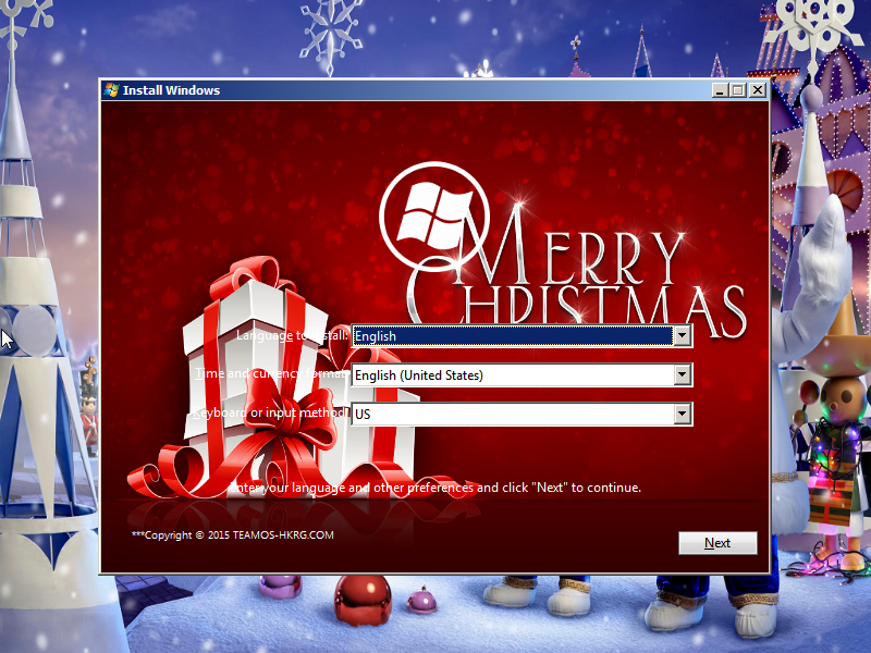 [Win] Windows Christmas Edition 2015(x64)+software package =-TEAM OS=-{HKRG} - chào đón giáng sinh Win_7_3